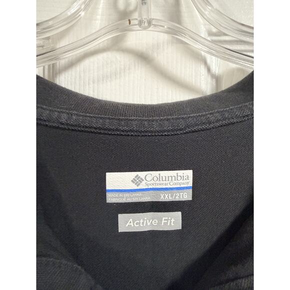 COLUMBIA MEN'S (2XL) GRAY ACTIVE FIT CASUAL OUTDOOR POLO GOLF STRETCH SHIRT - Picture 3 of 4